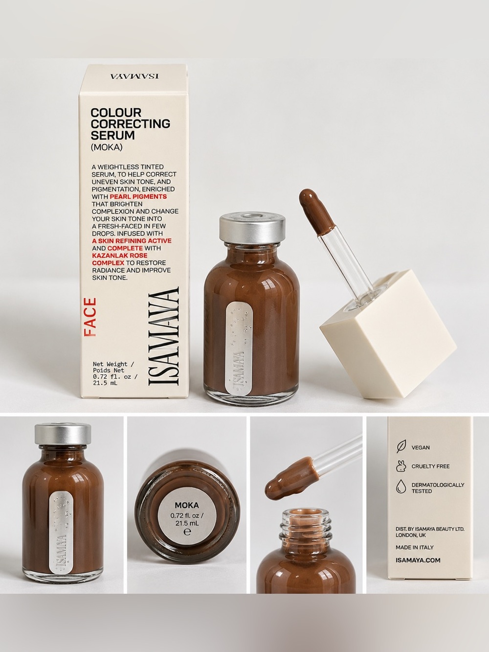 ISAMAYA Colour Correcting Serum Moka 0.72 oz